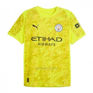 Camiseta Manchester City Portero 2025-2026 Amarillo