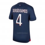 Camiseta Paris Saint-Germain Jugador Sergio Ramos Primera 2023-2024