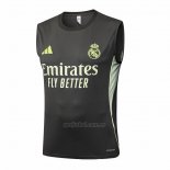 Camiseta de Entrenamiento Real Madrid Sin Mangas 2025-2026 Gris Verde