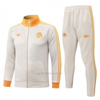 Chandal de Chaqueta del Bayern Munich 2026-2027 Crema Naranja