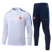 Chandal de Sudadera del Francia Nino 2026-2027 Blanco