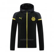 Chaqueta con Capucha del Borussia Dortmund 2024-2025 Negro