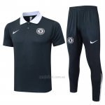 Conjunto Polo del Chelsea 2025-2026 Gris