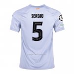 Camiseta Barcelona Jugador Sergio Tercera 2022-2023