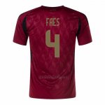 Camiseta Belgica Jugador Faes Primera 2024