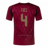 Camiseta Belgica Jugador Faes Primera 2024