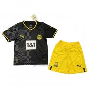 Camiseta Borussia Dortmund Segunda Nino 2022-2023