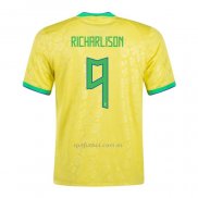 Camiseta Brasil Jugador Richarlison Primera 2022