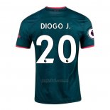 Camiseta Liverpool Jugador Diogo J. Tercera 2022-2023