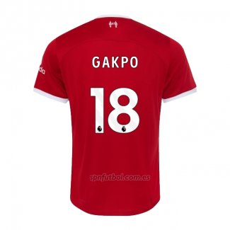 Camiseta Liverpool Jugador Gakpo Primera 2023-2024