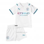 Camiseta Manchester City Segunda Nino 2021-2022