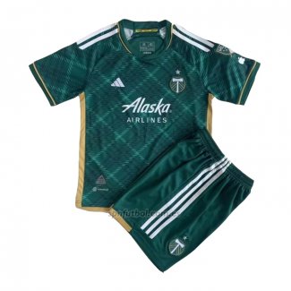 Camiseta Portland Timbers Primera Nino 2023-2024