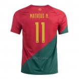 Camiseta Portugal Jugador Matheus N. Primera 2022