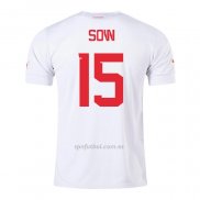 Camiseta Suiza Jugador Sow Segunda 2022