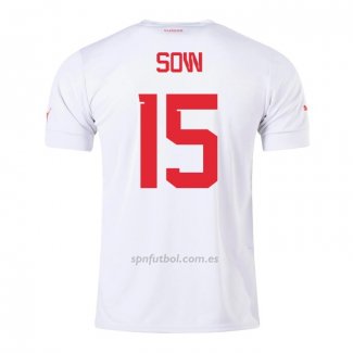 Camiseta Suiza Jugador Sow Segunda 2022