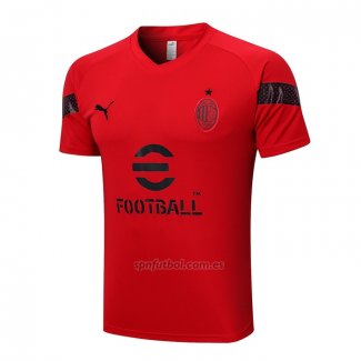 Camiseta de Entrenamiento AC Milan 2022-2023 Rojo