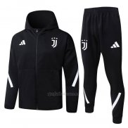 Chandal con Capucha del Juventus 2025-2026 Negro
