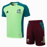 Chandal del Mexico Manga Corta 2024-2025 Verde - Pantalon Corto