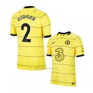 Camiseta Chelsea Jugador Rudiger Segunda 2021-2022