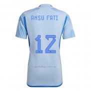 Camiseta Espana Jugador Ansu Fati Segunda 2022