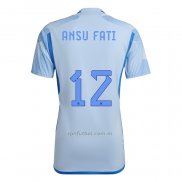Camiseta Espana Jugador Ansu Fati Segunda 2022
