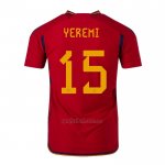 Camiseta Espana Jugador Yeremi Primera 2022