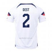 Camiseta Estados Unidos Jugador Dest Primera 2022