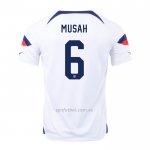 Camiseta Estados Unidos Jugador Musah Primera 2022