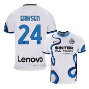 Camiseta Inter Milan Jugador Eriksen Segunda 2021-2022