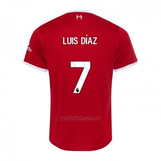 Camiseta Liverpool Jugador Luis Diaz Primera 2023-2024