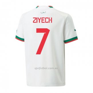 Camiseta Marruecos Jugador Ziyech Segunda 2022