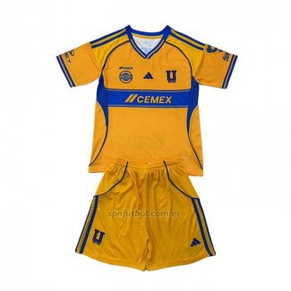 Camiseta Tigres UANL Primera Nino 2025-2026