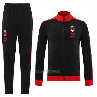 Chandal de Chaqueta del AC Milan 2023-2024 Negro