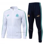 Chandal de Chaqueta del Olympique Marsella Nino 2025-2026 Blanco
