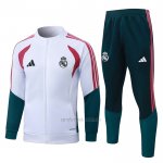 Chandal de Chaqueta del Real Madrid 2026-2027 Blanco Rojo