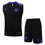 Chandal del Barcelona Sin Mangas 2025-2026 Negro Purpura