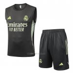 Chandal del Real Madrid Sin Mangas 2025-2026 Gris Verde