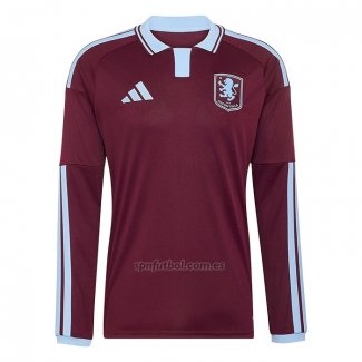 Camiseta Aston Villa Primera Manga Larga 2026-2027