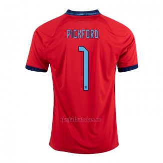 Camiseta Inglaterra Jugador Pickford Segunda 2022