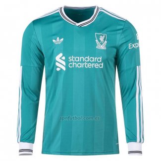 Camiseta Liverpool Tercera Manga Larga 2025-2026