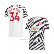 Camiseta Manchester United Jugador Van De Beek Tercera 2020-2021