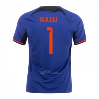 Camiseta Paises Bajos Jugador Bijlow Segunda 2022