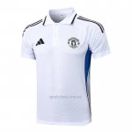 Camiseta Polo del Manchester United 2025-2026 Blanco