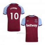 Camiseta West Ham Jugador Lanzini Primera 2020-2021