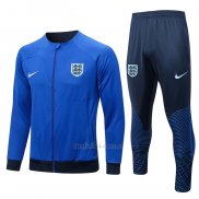 Chandal de Chaqueta del Inglaterra 2022-2023 Azul