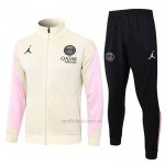 Chandal de Chaqueta del Paris Saint-Germain Jordan Nino 2024-2025 Amarillo