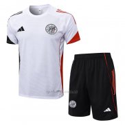 Chandal del Ajax Manga Corta 2025-2026 Blanco - Pantalon Corto