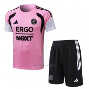 Chandal del Inter Miami Manga Corta 2026-2027 Rosa - Pantalon Corto