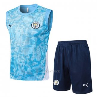 Chandal del Manchester City Sin Mangas 2025-2026 Azul