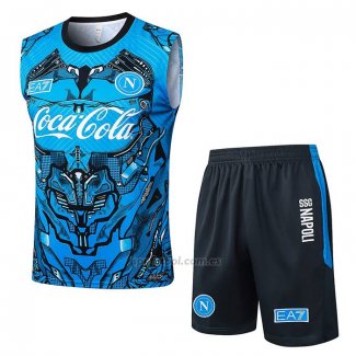 Chandal del Napoli Sin Mangas 2025-2026 Azul